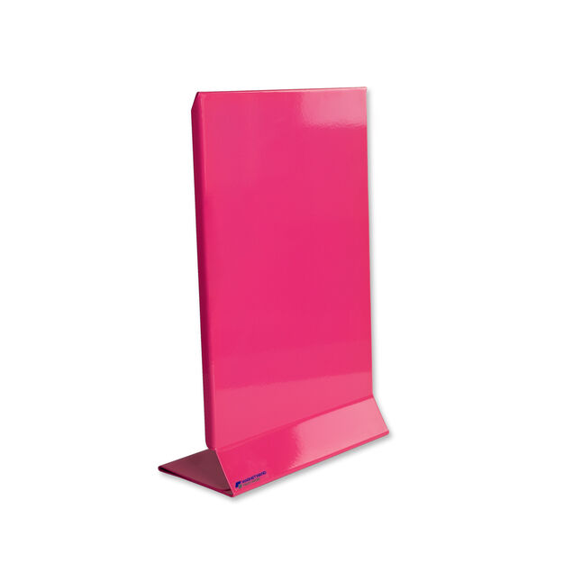 Tischmagnettafel in Erikaviolett RAL 4003 mit weißem Hintergrund